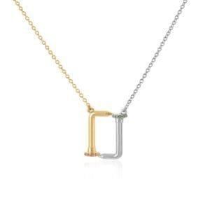 geometric pendant necklace