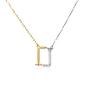 geometric pendant necklace