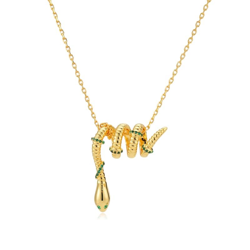 snake pendant necklace