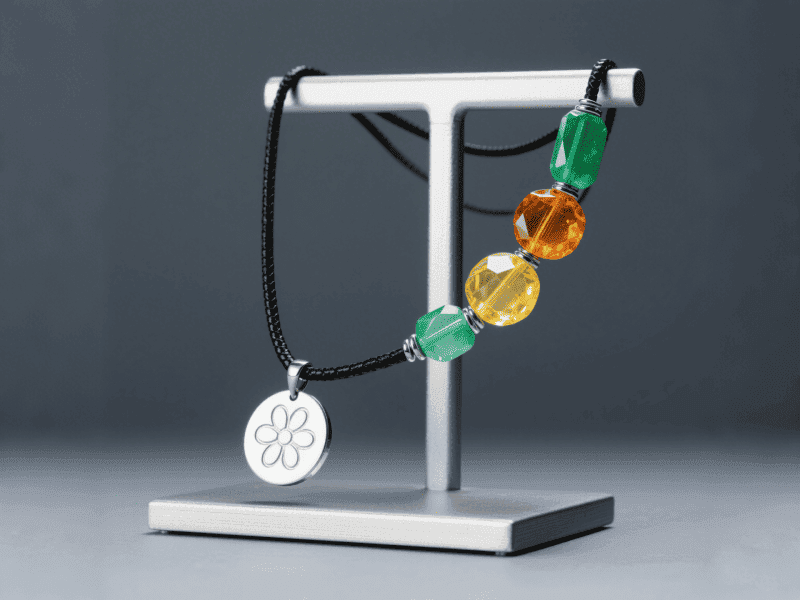 Asymmetrical necklace