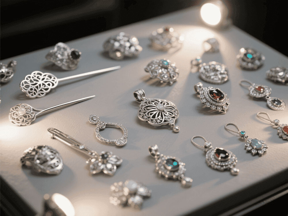 Customized silver jewelry