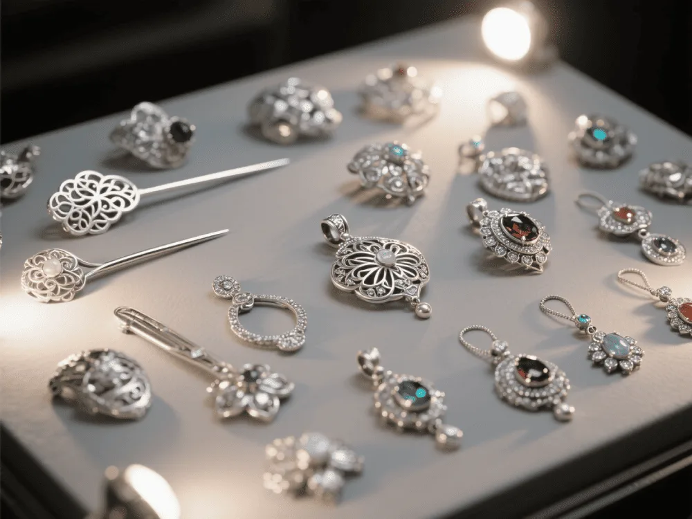 Customized silver jewelry