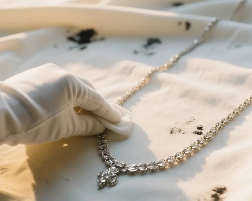 silver jewelry oxidation reaction