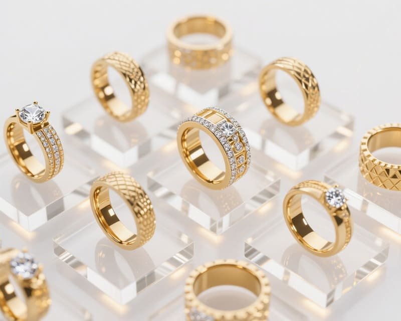 Custom brass rings