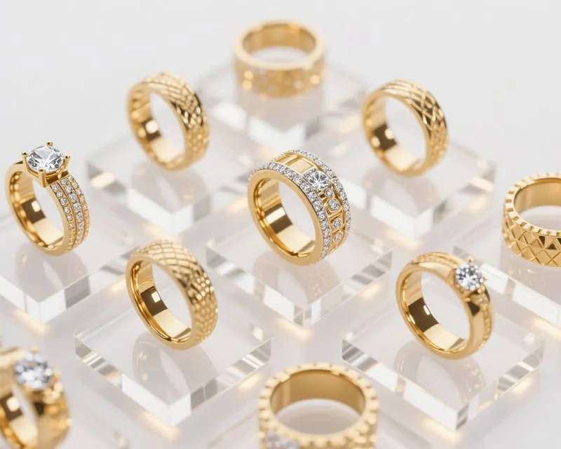 Custom brass rings
