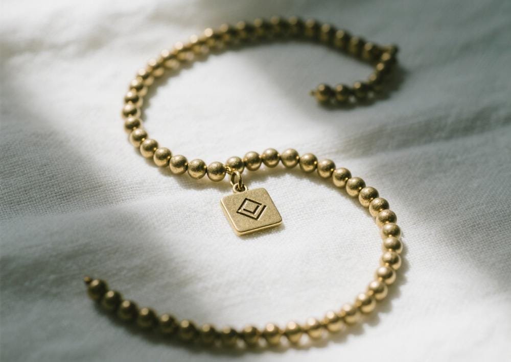 custom brass Necklace jewelry