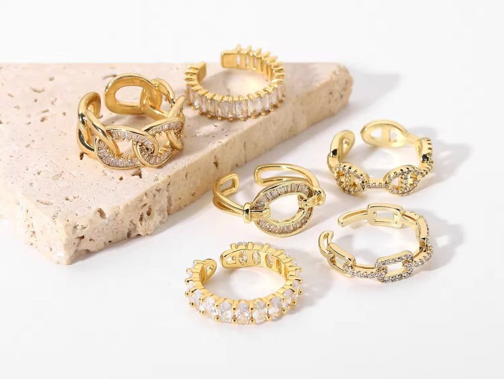 custom brass rings