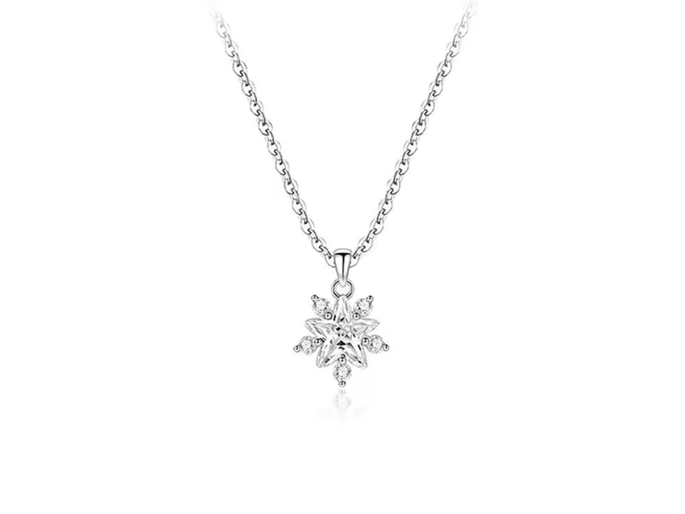 silver necklace