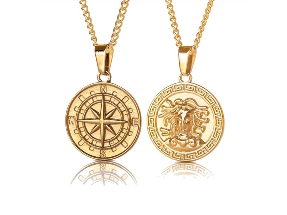 brass necklace