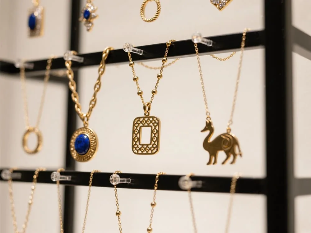 brass necklace