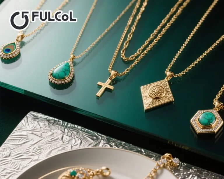 brass necklace
