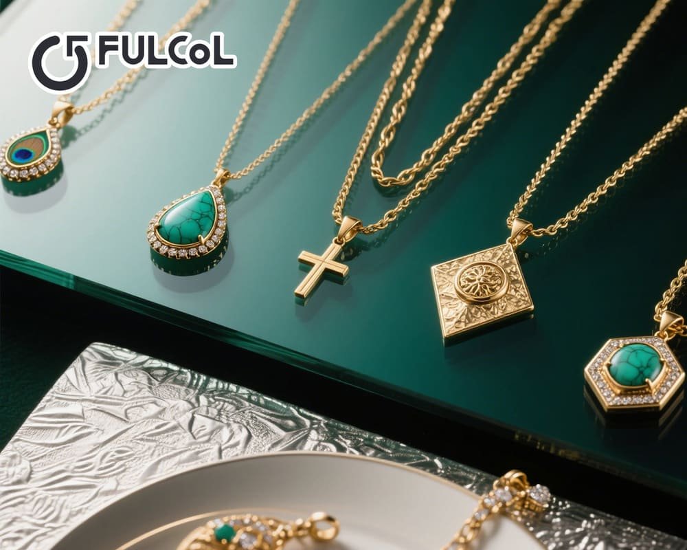 brass necklace