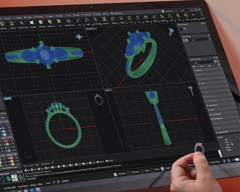 Cad and Cam in Modern Jewelry Manufacturing