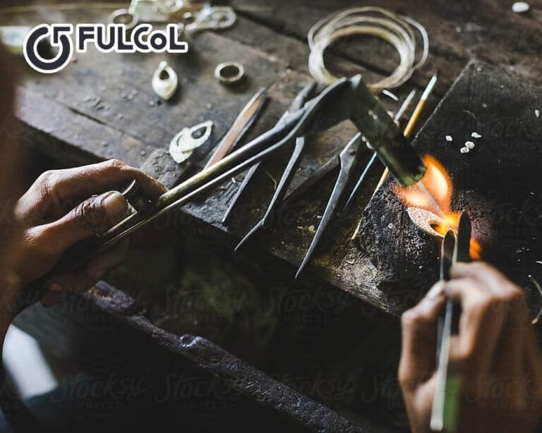 Silver jewellery soldering