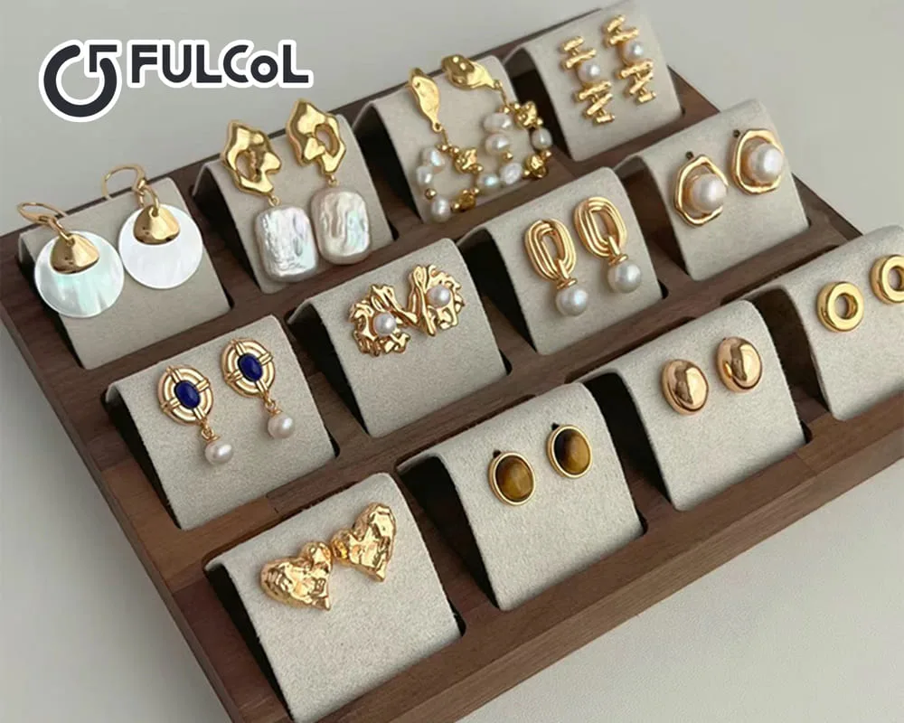 brass earrings