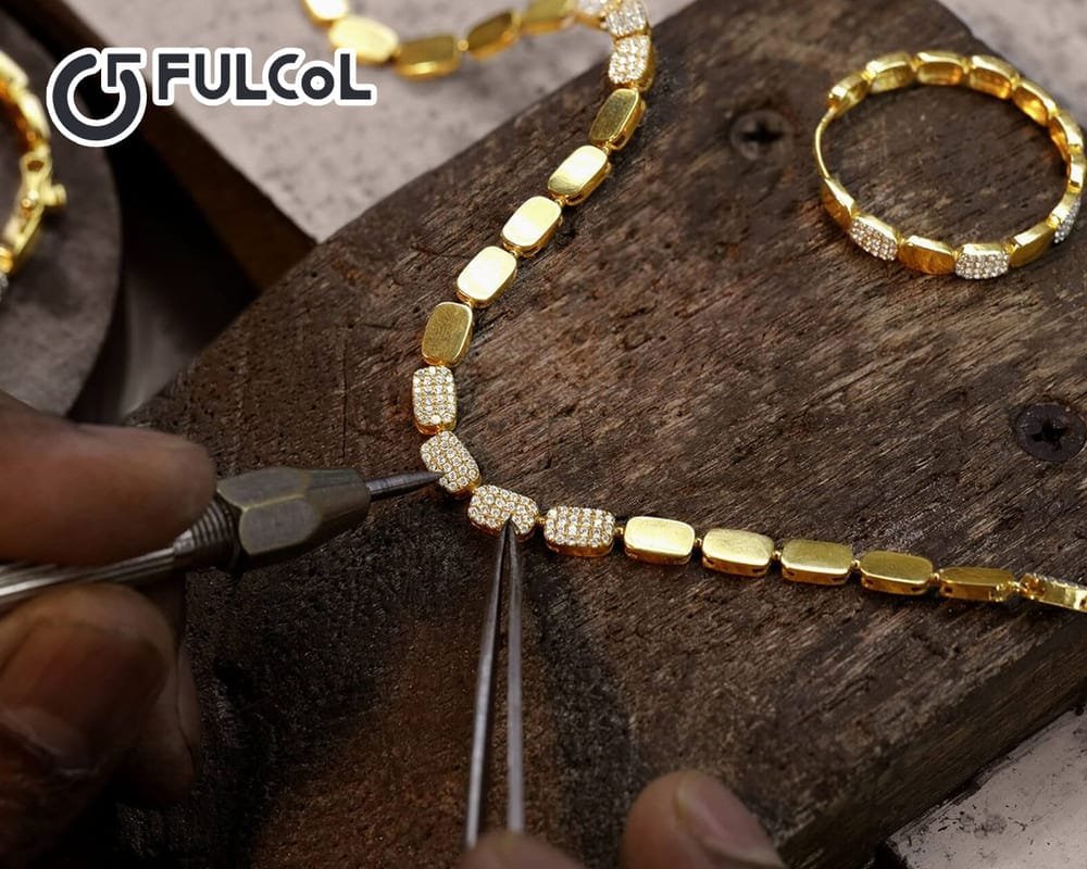 Custom Brass Jewellery Gemstone Setting Techniques