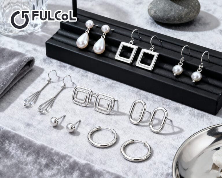 Custom sterling silver earrings