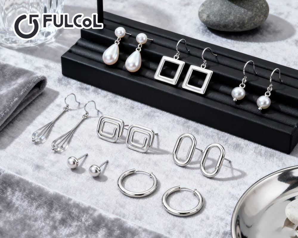 Custom sterling silver earrings