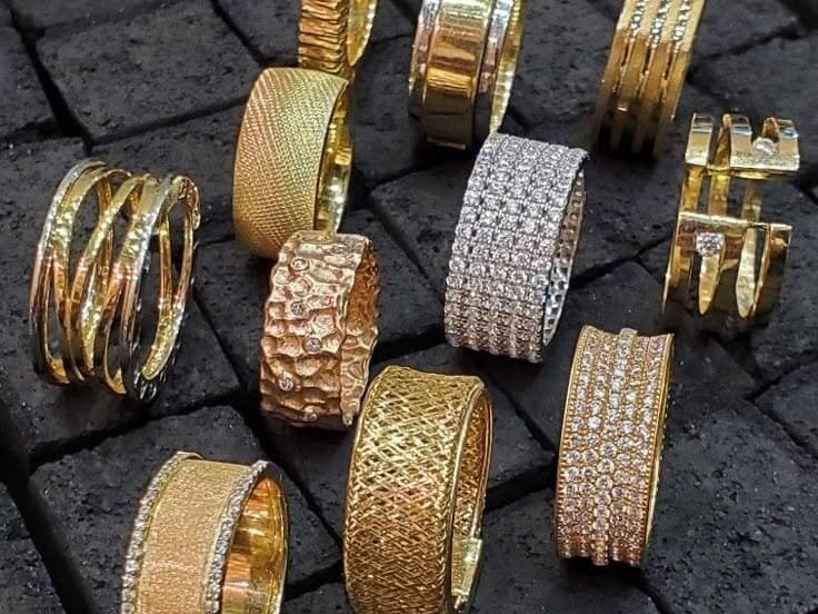 Custom brass rings