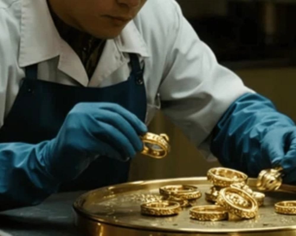 Jewelry electroplating process