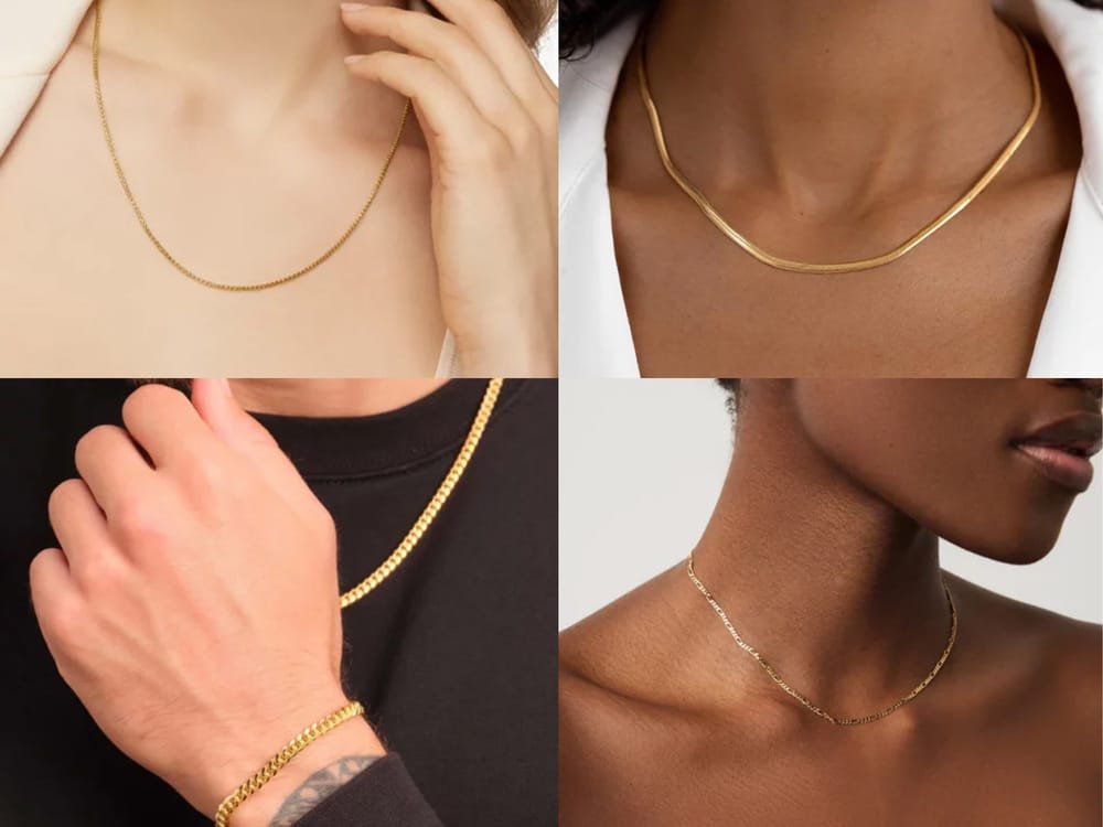 Most Popular Jewelry Chain Types and Their Features