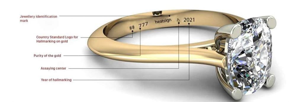 Ring with a logo