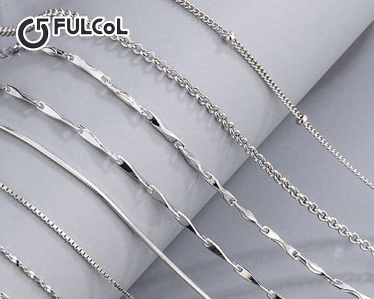 Silver Necklace Manufacturer Popular Chain Style