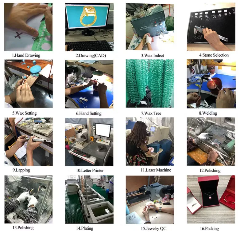 Brass Jewelry Factory Production Process