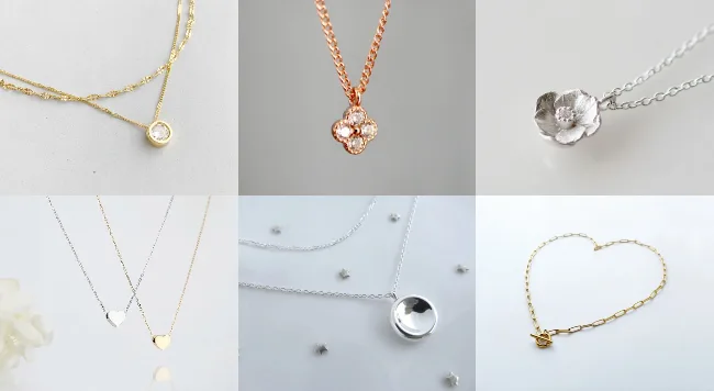 Different necklace styles