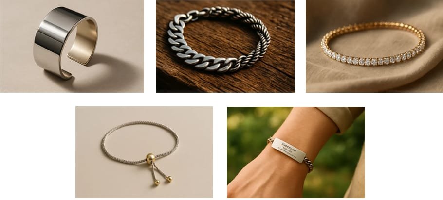 bracelet factory: Common Bracelet Types
