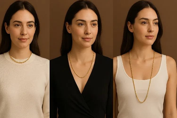 chain wholesale manufacturer How to Match Necklaces with Different Necklines